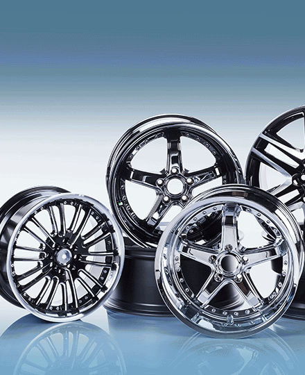 汽车铝轮和铰链